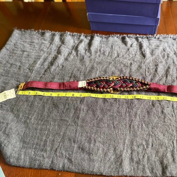 Vintage Casual Corner Ornate Jewel Coastal Cowboy Tone Belt: S/M - Picture 11 of 14